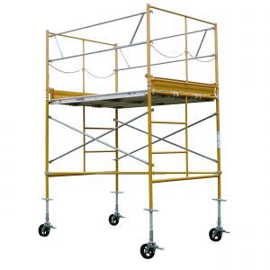 11' Rolling Tower w/ Deluxe Safety Rails 