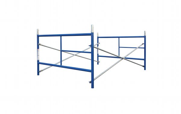 S-Style 5' X 3' Ladder Frame Scaffolding Set w/ 7' Bracing