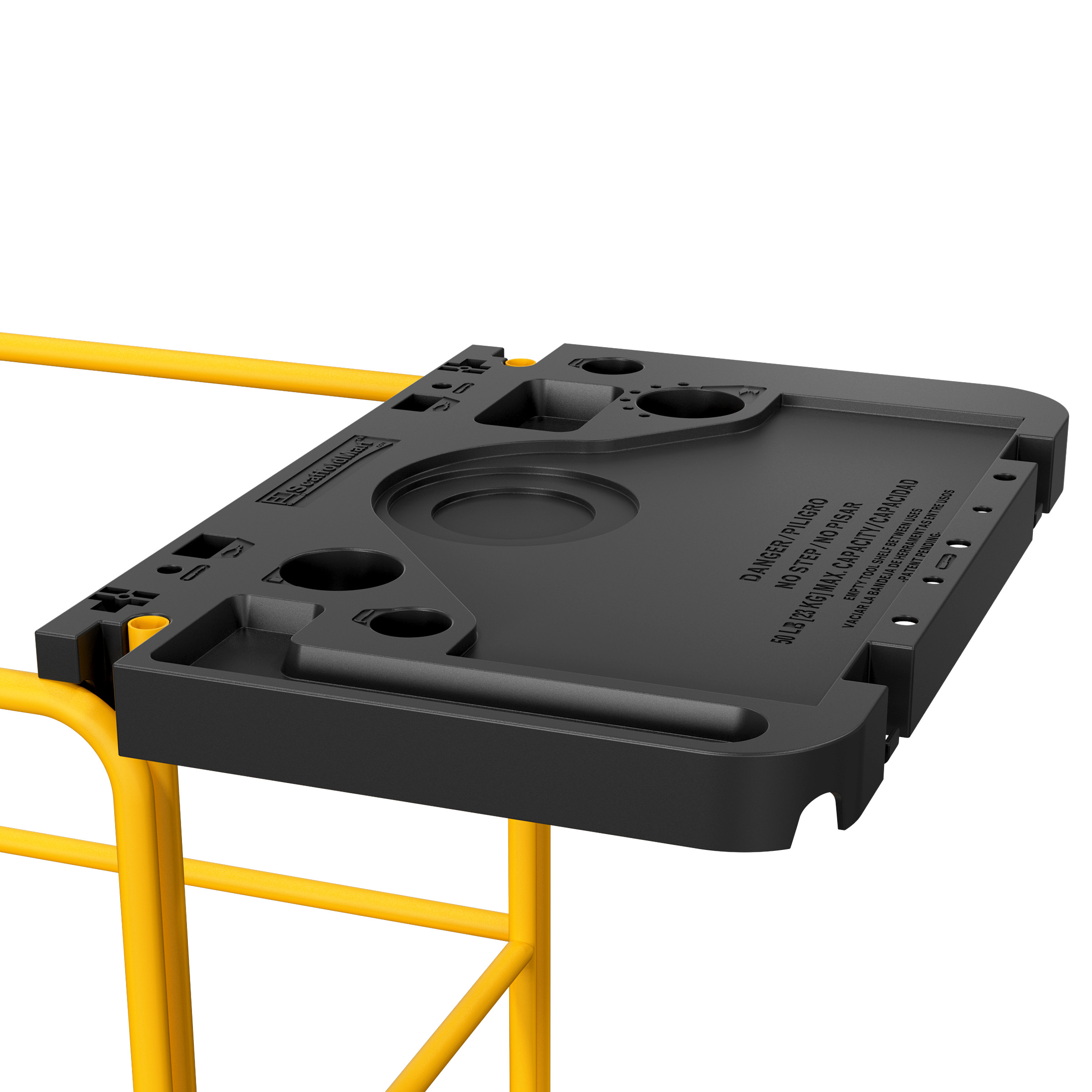 Work Smart Multifunction Scaffolding Tool Shelf