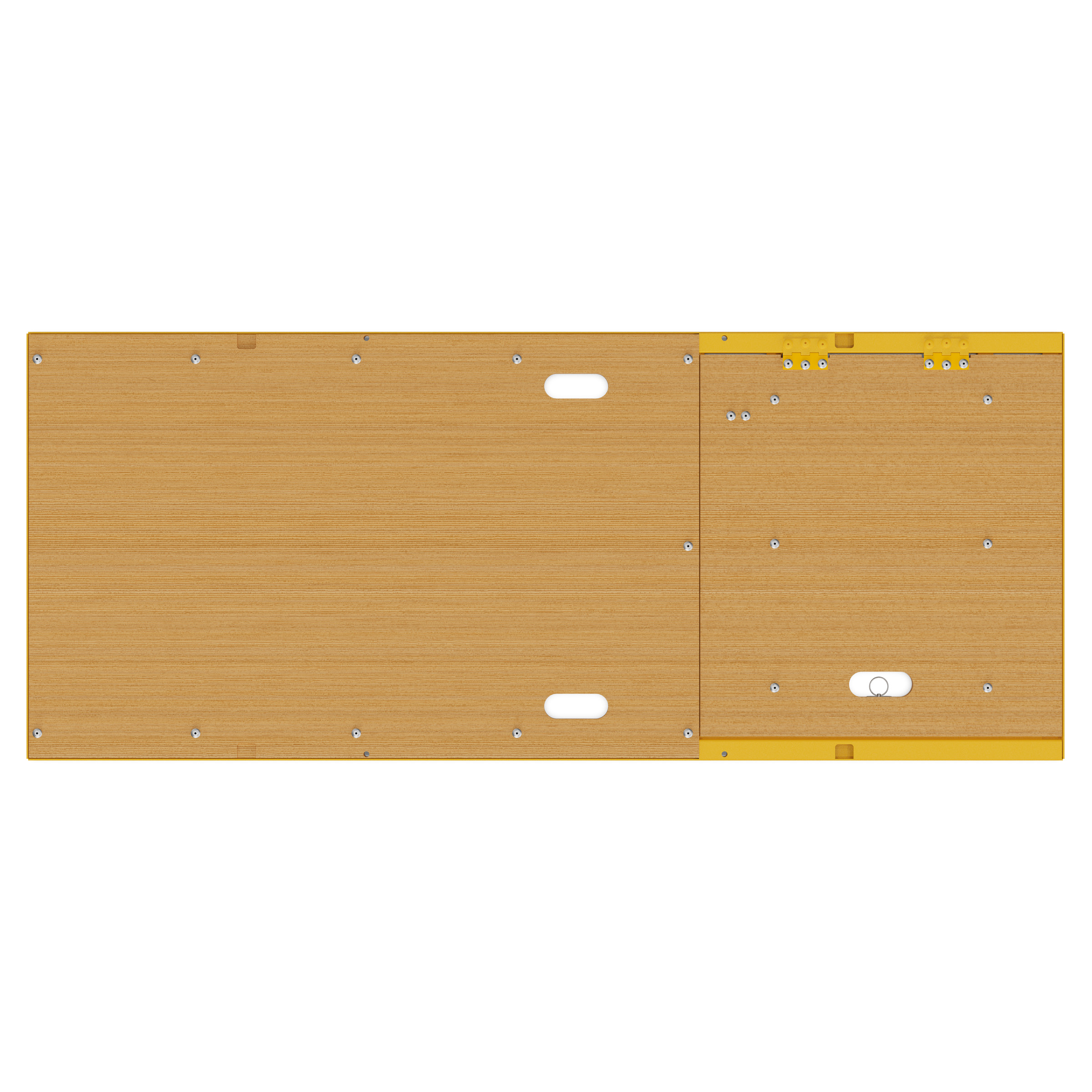 Multifunction Scaffold Hatch Platform - Top view with hatch closed.