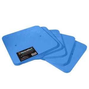 Stack of replacement plywood for boat stands